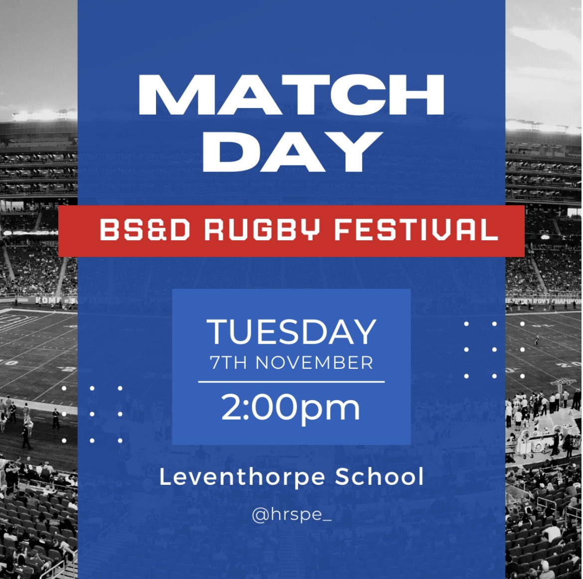hrspe_'s tweet photo. Year 9 attended the prestigious Leventhorpe rugby festival on Tuesday whereby they got to the final and lost by 1 try against Leventhorpe. Real development and strength shown as a squad over the last 3 years. Well done 👏 Player of the tournament awarded to George Lattimore🎖️ https://t.co/eMymTxumjp