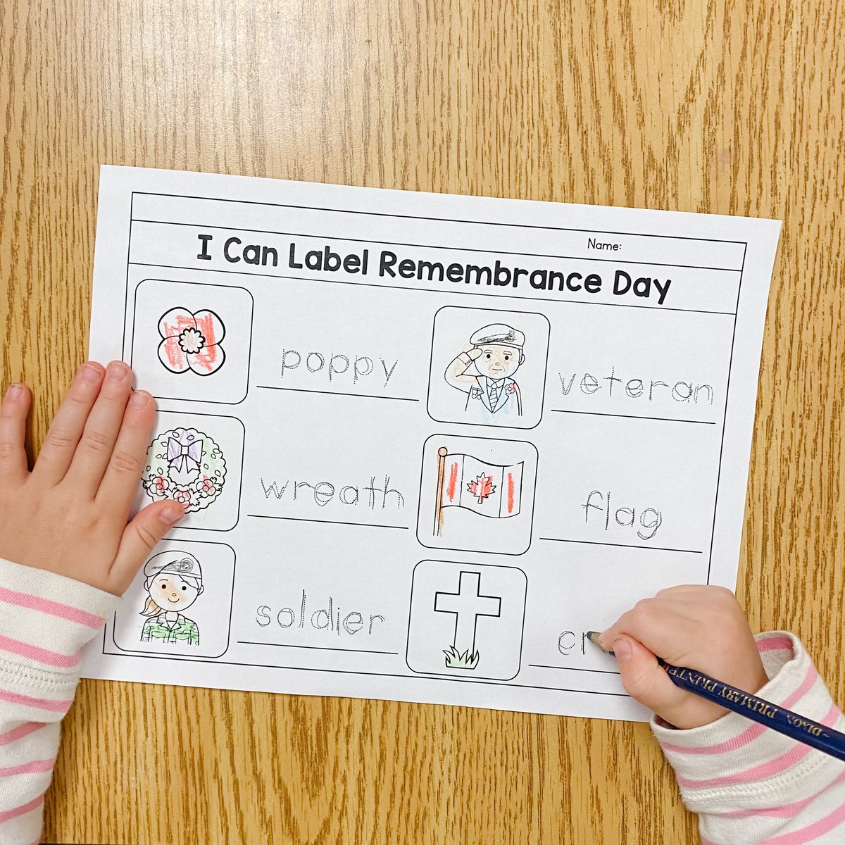 MsCGillis's tweet photo. Today we learned the poem, “Little Poppy” and labelled Remembrance Day pictures https://t.co/slvGqWLjMy