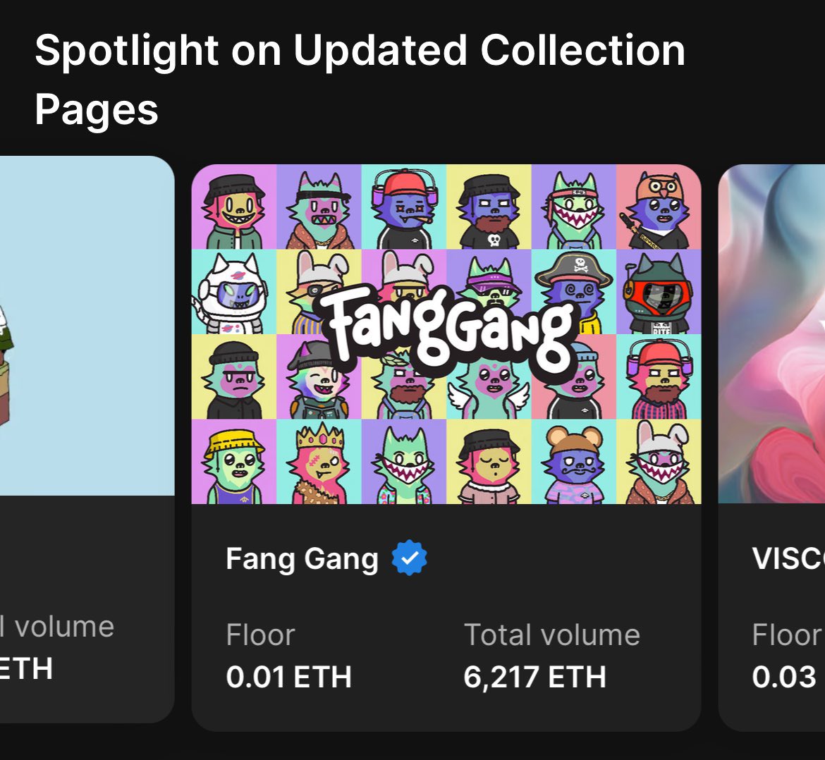 FangGangNFT's tweet image. Shining the spotlight on New Fang City 💜