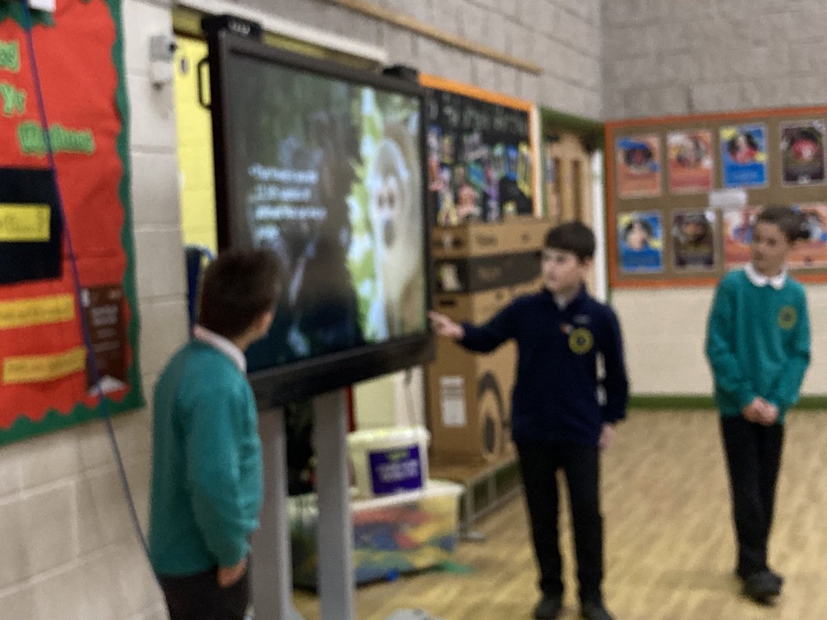 ThornhillPS's tweet photo. Thank you to these amazing boys from @Year5TPS who created and delivered a fascinating and really engaging assembly on deforestation. It’s so good to find out how we can help! The eco committee have already planned to plant trees later this year. @EcoSchoolsWales #tpsethical https://t.co/0UERpnmPiP