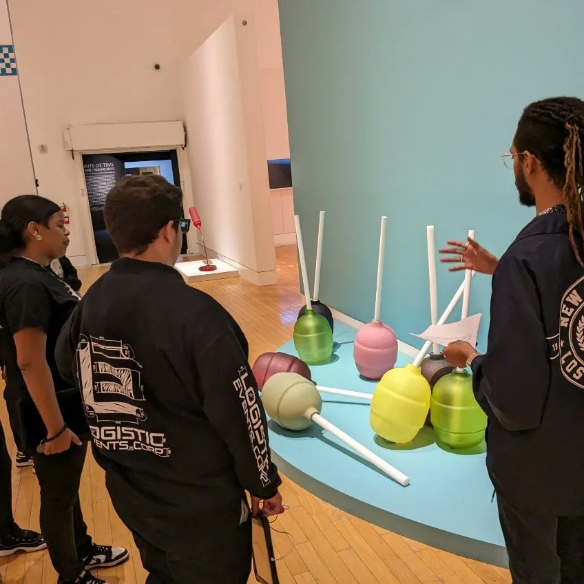 ShenandoahMS's tweet image. Learning doesn&apos;t only happen in the classroom; it can happen in galleries, too. Ms. B. Alvarez&apos;s students visited the @loweartmuseu where they used VTS to analyze images/objects, then wrote creative point of view narratives.#SMSMuseumsMagnet #SMSELA #YourBestChoiceMDCPS