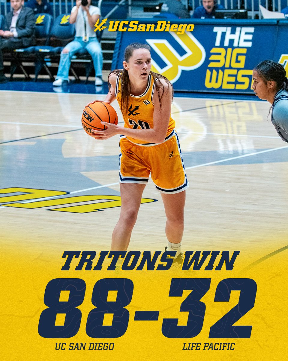 UCSDwbb's tweet photo. Tritons win!

#GoTritons https://t.co/5sB20B1pV0