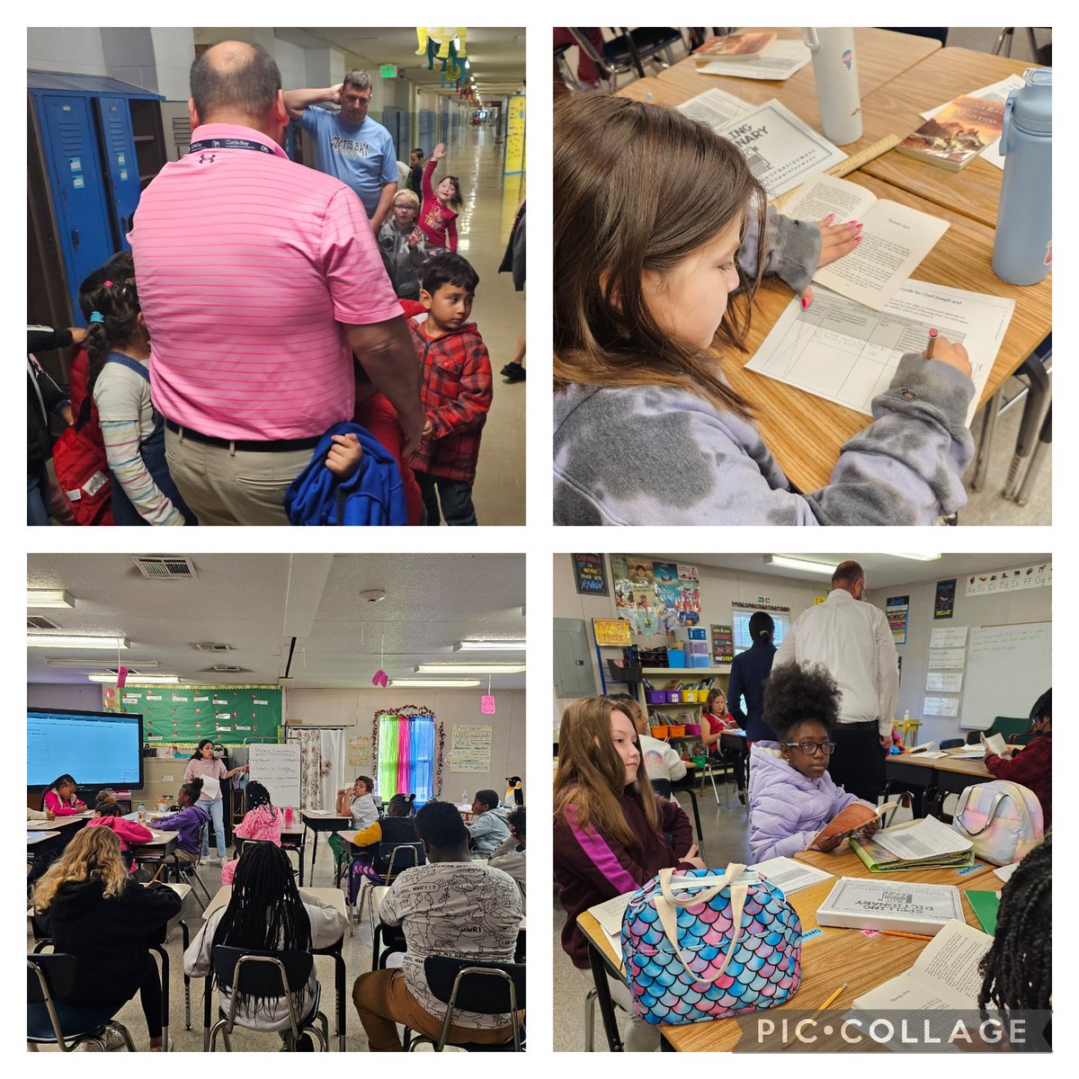 Couldn't go another day without sharing some photos from my amazing visit to Curtis Bay! Lots of learning and boy do they love Principal B!