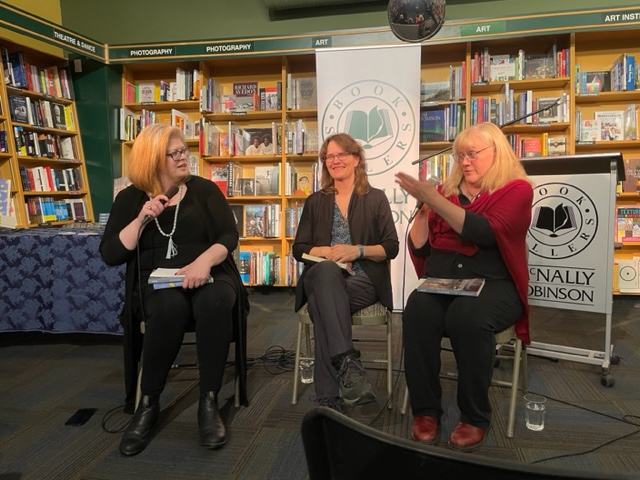 UAlberta Press (@ualbertapress) on Twitter photo Astrid Blodgett, <a href="/LoriHahnel/">Lori Hahnel</a>, and host Kate O'Gorman had a wonderful event at @mcnallyrobinson in Saskatoon last week.
Tomorrow, Nov 9, catch Astrid and Lori in Edmonton at 7 pm at the Idylwylde Library for more readings and convivial fun!
<a href="/epldotca/">epldotca</a> <a href="/wereadab/">Read Alberta</a> <a href="/JeanetteLynes/">Jeanette Lynes</a> Astrid Blodgett, <a href="/LoriHahnel/">Lori Hahnel</a>, and host Kate O'Gorman had a wonderful event at @mcnallyrobinson in Saskatoon last week.
Tomorrow, Nov 9, catch Astrid and Lori in Edmonton at 7 pm at the Idylwylde Library for more readings and convivial fun!
<a href="/epldotca/">epldotca</a> <a href="/wereadab/">Read Alberta</a> <a href="/JeanetteLynes/">Jeanette Lynes</a>