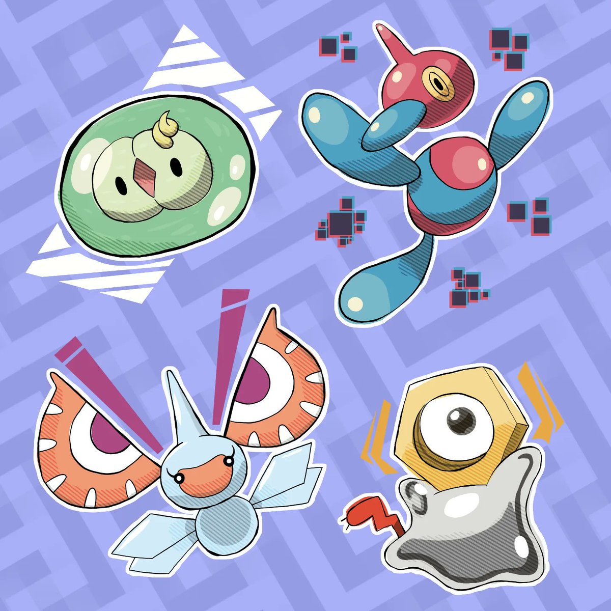 JohnnySmr's tweet photo. some little guys
#pokemon #pokemonart #solosis #porygonz #masquerain #meltan https://t.co/egZJ14HcZn