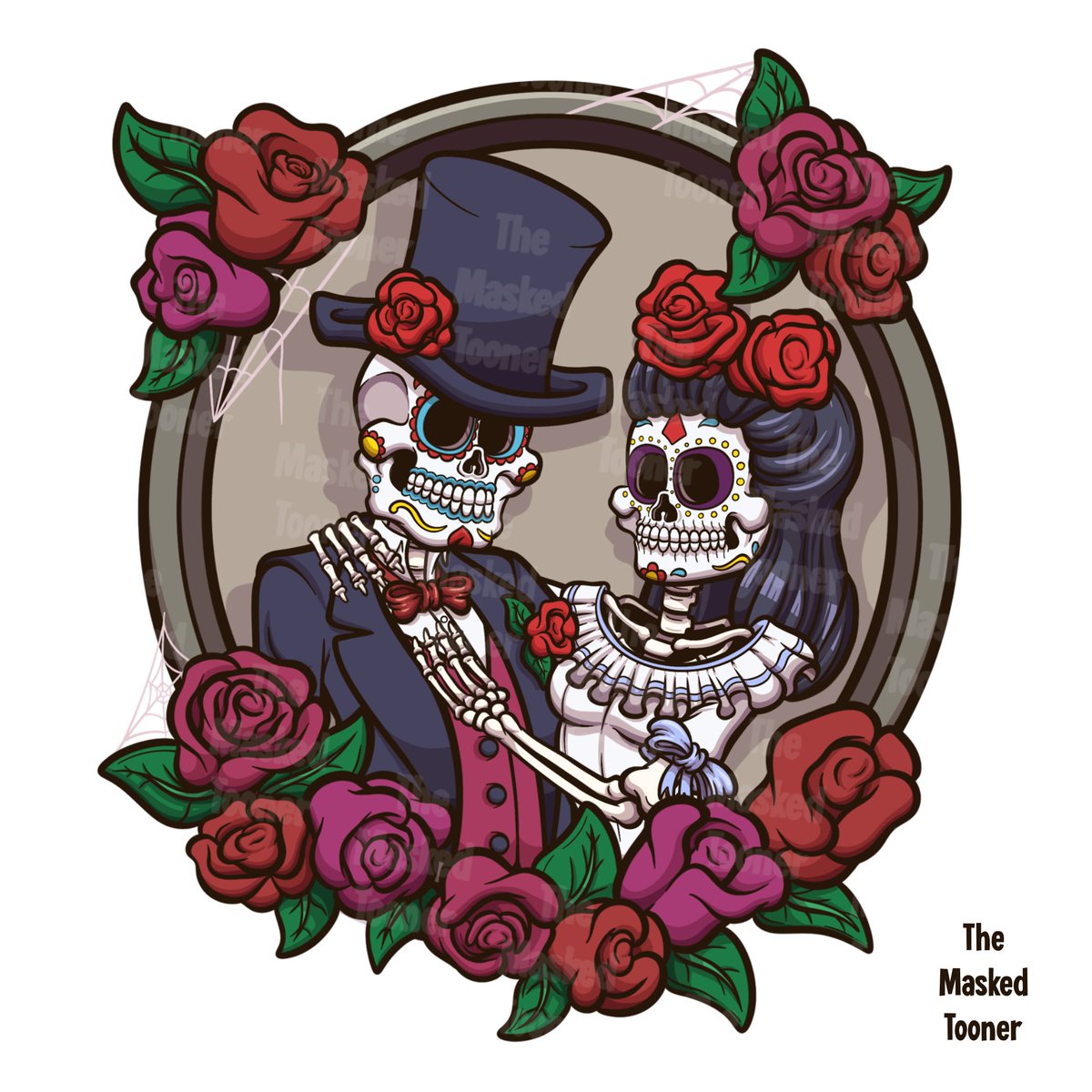 Sugar skull couple 💀👫
-
#dayofthedead #diadelosmuertos #mexico #mexican #dead #death #rip #skeleton #sugarskull #sugarskullgirl #sugarskullman #couple #marriage #married #love #romance #romantic #cartoon #themaskedtooner #vector #vectorart #stockphoto #illustration #dutchartist