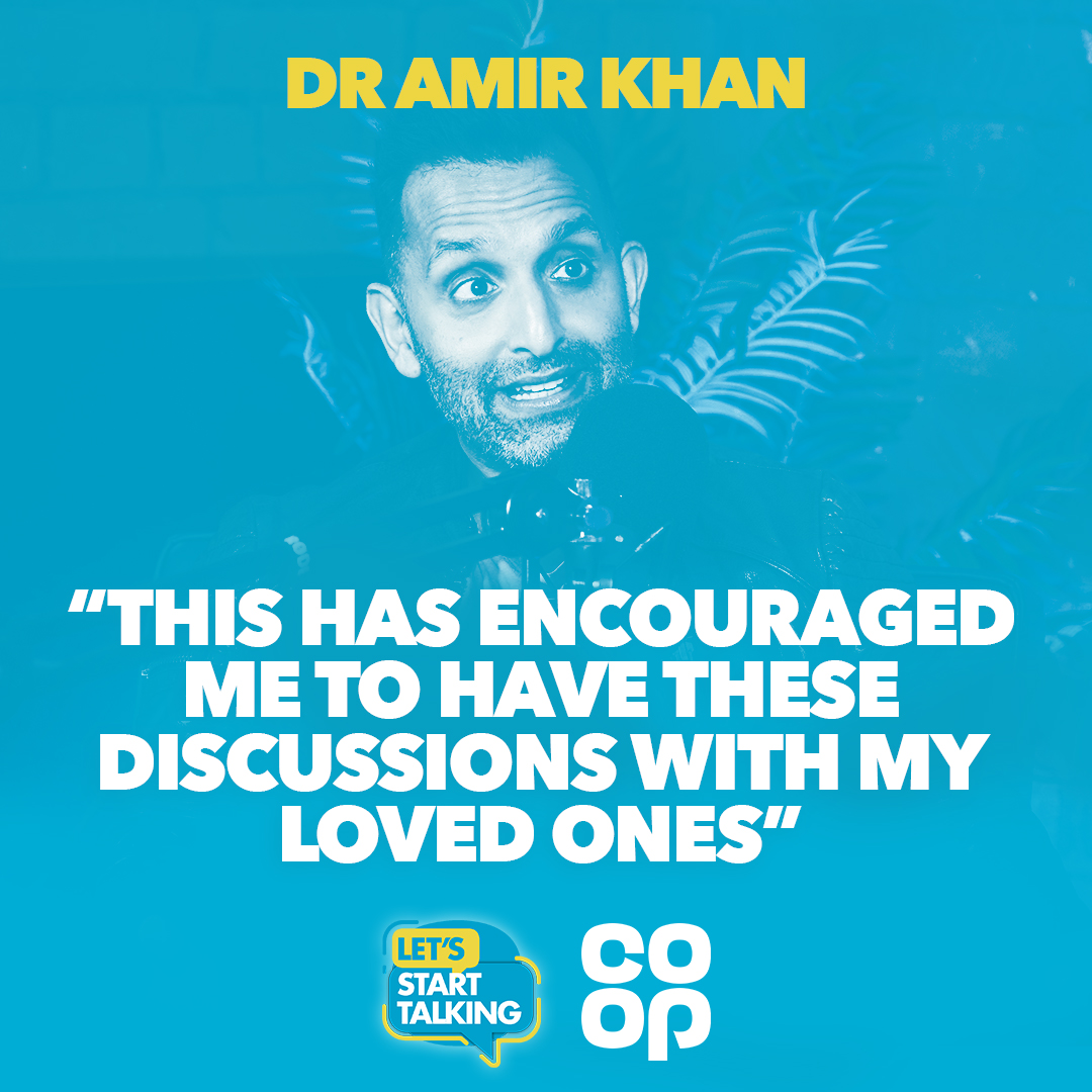 .@DrAmirKhanGP's conversation with @NolanColeen got him thinking about his funeral wishes. 🙏 Full episode: pod.fo/e/1fcb69 #LetsStartTalking @CoopFuneralcare