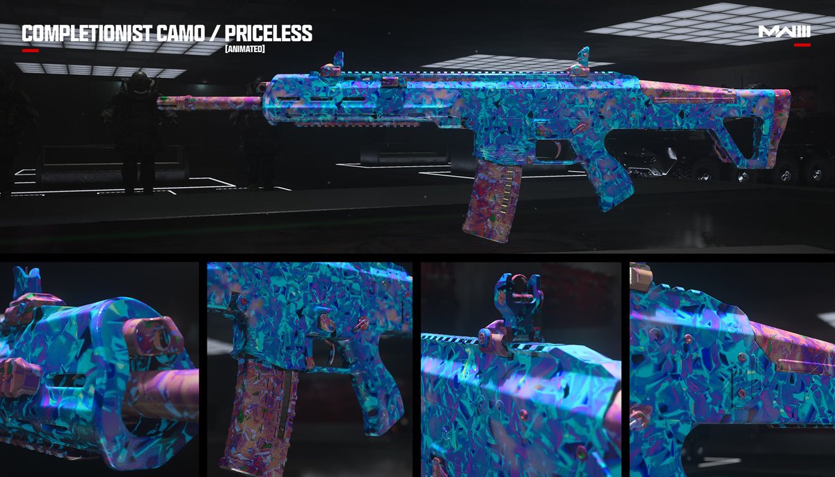 ModernWarzone's tweet photo. Players will only need to earn 80 total longshots across 4 different weapons during their grind to obtain all the mastery camos in Modern Warfare 3. 

#MW3 #MWIII https://t.co/JD1gvaLwBk