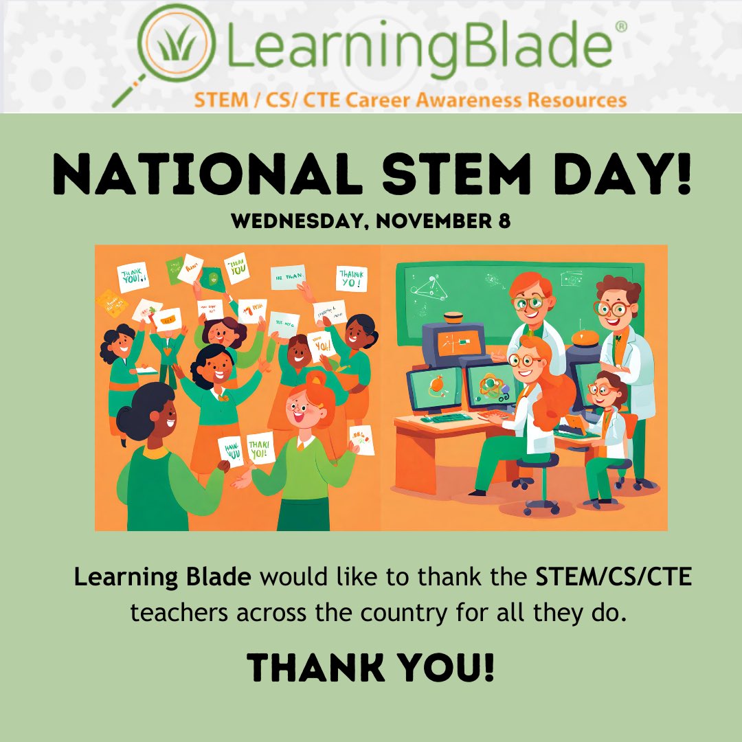 Thankful to many educators - state and local levels!  <a href="/LearningBlade/">Learning Blade</a> <a href="/eDynamicLearn/">eDynamic Learning</a>