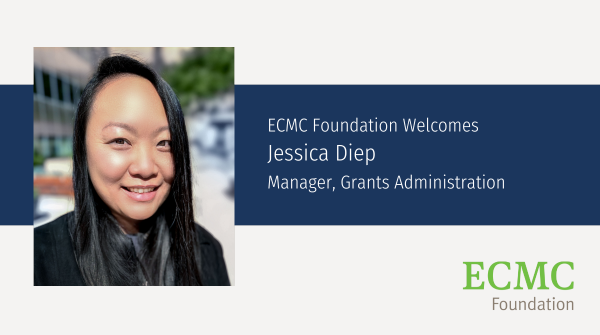 We are delighted to welcome Jessica Diep to our team. As our new Manager of Grants Administration, Jessica is responsible for grants administration and managing the ECMC Foundation grants database. bit.ly/3soYTkM