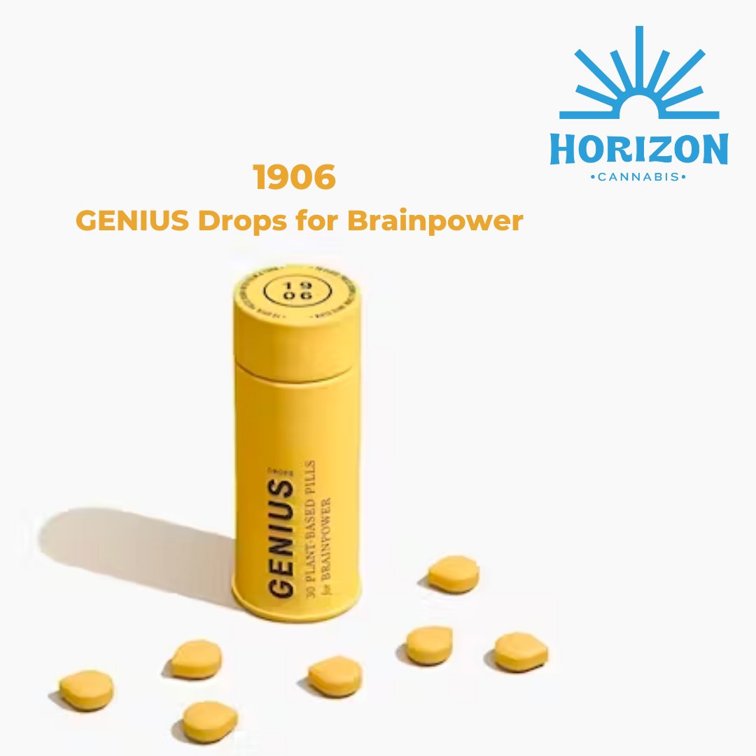 Genius is the first cannabis edible developed specifically to enhance brain power. It uses a single strain of cannabis sativa known to aid in mental sharpness, plus six additional plant medicines for cognitive focus.
