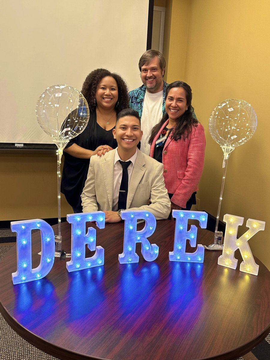 derekrdzphd's tweet photo. This morning, I woke up with a surreal sense of achievement, having defended my dissertation yesterday and realizing that I will soon be graduating with a Ph.D. in Translational Science. I am grateful for the unwavering support of my remarkable mentor, my family and friends. ✨ https://t.co/NC7aaxPN4T