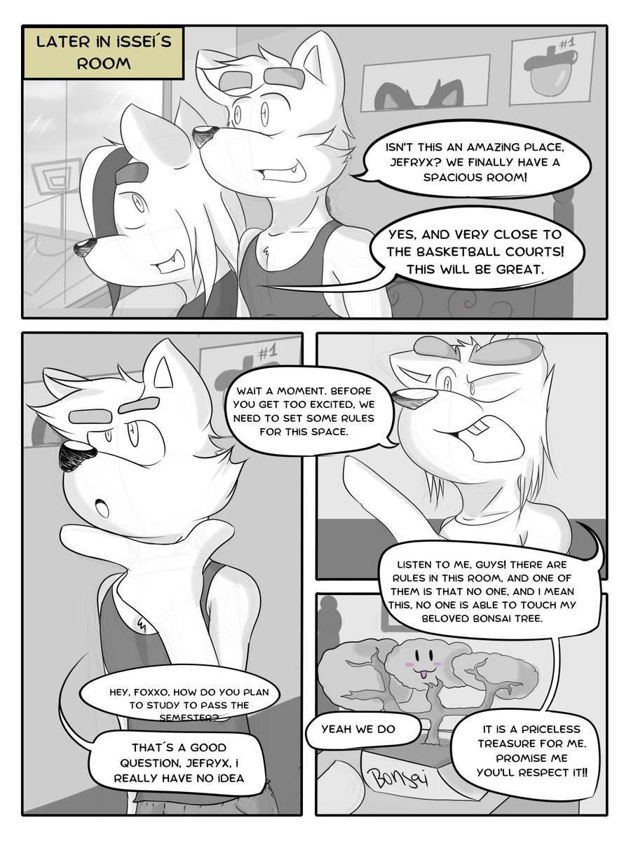 jefryx15's tweet photo. The first 4 pages of 'Furmates' are here! 

Join Issei, Foxxo, and Jefryx in this hilarious college adventure! What does fate have in store for them? Find out in my new comic :D #Furmates! 🐾i hope u like it

#Comic #FurryFandom #furrycomic #furry https://t.co/jMH7UcbTQD