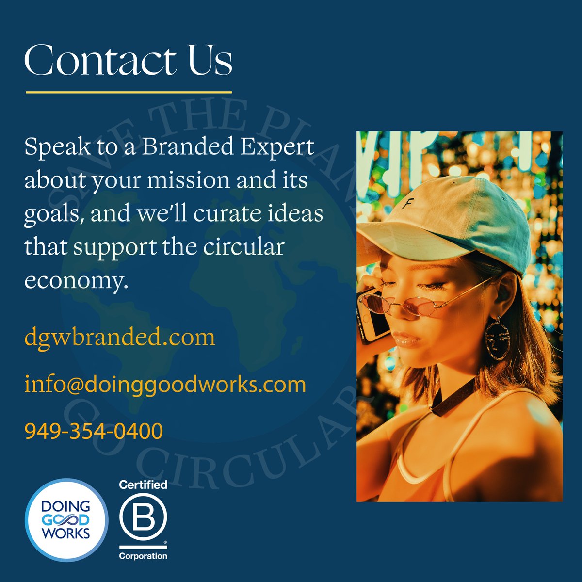 Complete the #CircularEconomy cycle by recycling your old swag! Who knows, maybe it will end up being your new <a href="/allmadeapparel/">Allmade Apparel</a> t-shirt!

#DoGood #PurposeDriven #brandedmerch