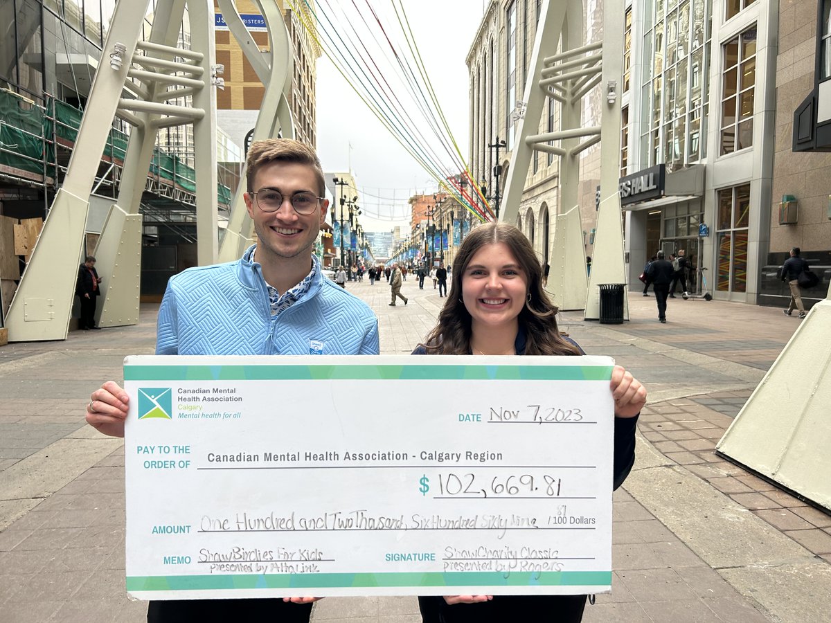 We're teeing-up a BIG thank you to <a href="/ShawClassic/">Shaw Charity Classic</a> #Birdies4Kids presented by <a href="/AltaLink/">AltaLink</a> for matching donations made between March 1 and August 31, helping us raise over $100,000 for YouthSMART! 🏌️‍♂️

Curious about YouthSMART? 'Swing' by youthsmart.ca to learn more!