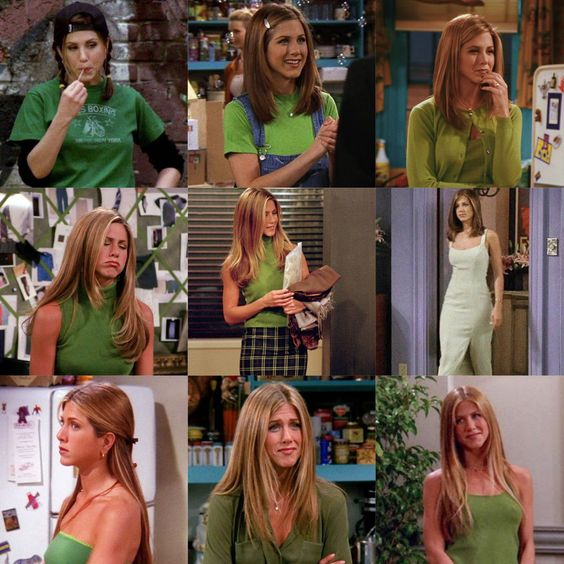 pra mim elas patentearam as cores vermelho e verde, e desde 1994 essas cores se chamam monica geller e rachel green