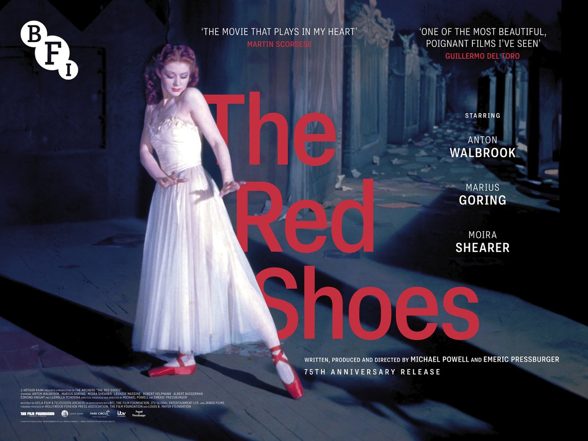 Check out our en pointe poster for The Red Shoes 🩰

Back in cinemas from 8 Dec to mark its 75th anniversary theb.fi/472Hs8M

#PowellAndPressburger