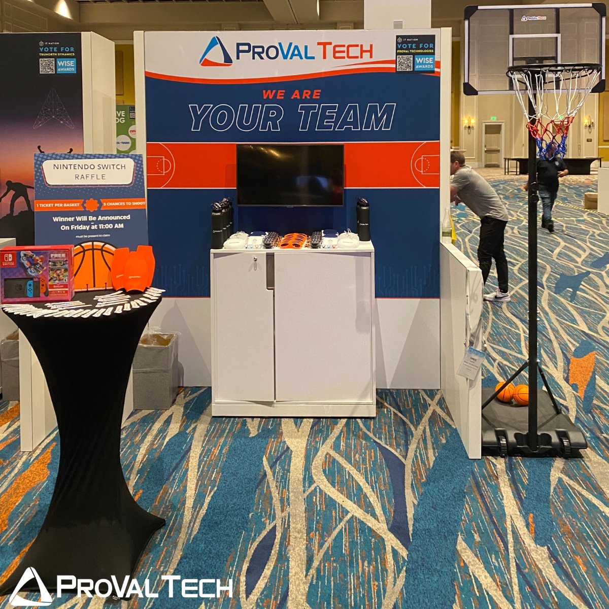 provaltech's tweet photo. We're all geared up to welcome you at IT Nation Connect tonight! Come shoot some hoops with us at booth #508 and don't miss the chance to enter our Nintendo Switch Raffle! We can't wait to see you!!
#provaltech #msp #ITNation #ITNationConnect https://t.co/ryyUiDl8uy