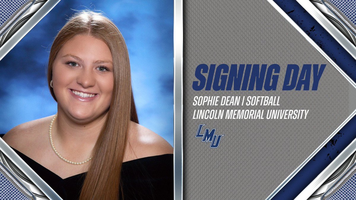 Tribe Athletics (@kcs__athletics) on Twitter photo Next...Sophie Dean is signing with Lincoln Memorial to play softball!! Congrats & #RollTribe <a href="/SophieDean21/">Sophie Dean</a> <a href="/LMURailsplitter/">LMU Railsplitters</a> <a href="/LMU_Softball/">LMU Softball</a> Next...Sophie Dean is signing with Lincoln Memorial to play softball!! Congrats & #RollTribe <a href="/SophieDean21/">Sophie Dean</a> <a href="/LMURailsplitter/">LMU Railsplitters</a> <a href="/LMU_Softball/">LMU Softball</a>