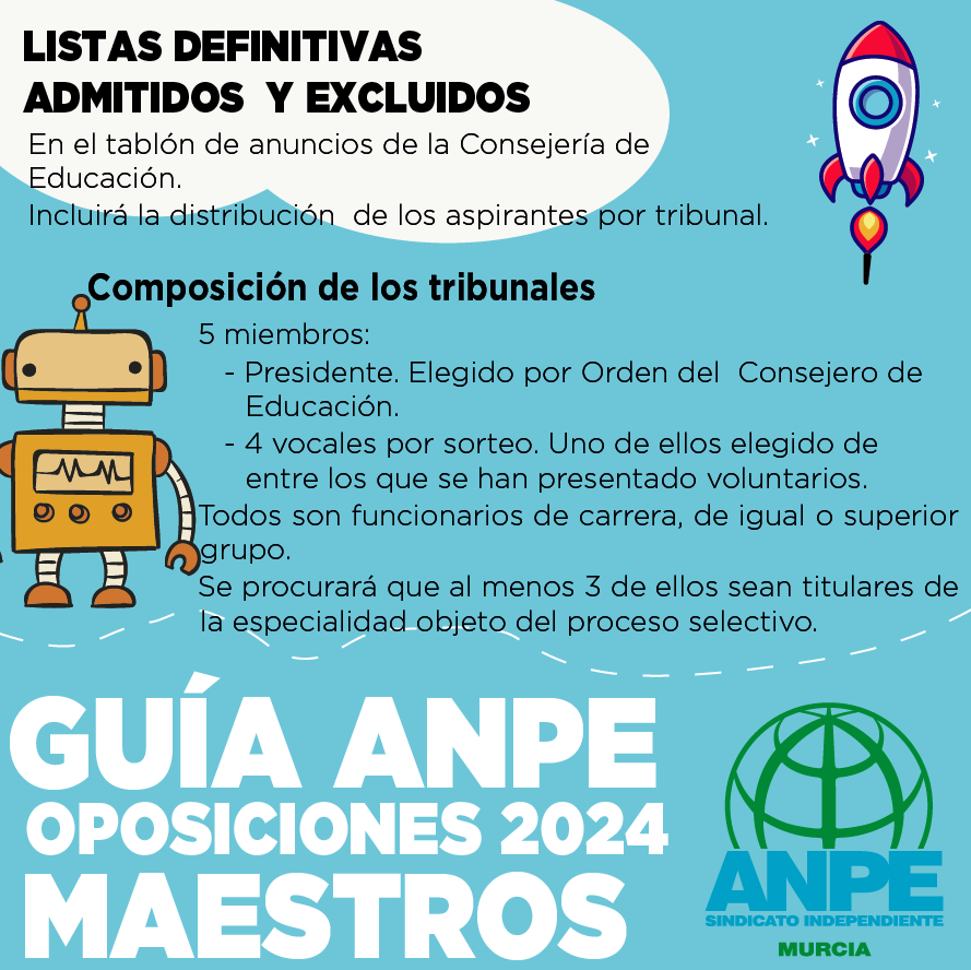 anpe_murcia's tweet photo. Descárgate nuestra Guía ANPE Oposiciones Maestros 2024
Faltan 19  Días
https://t.co/s1aPQNgbmf https://t.co/vcGhvSbC94