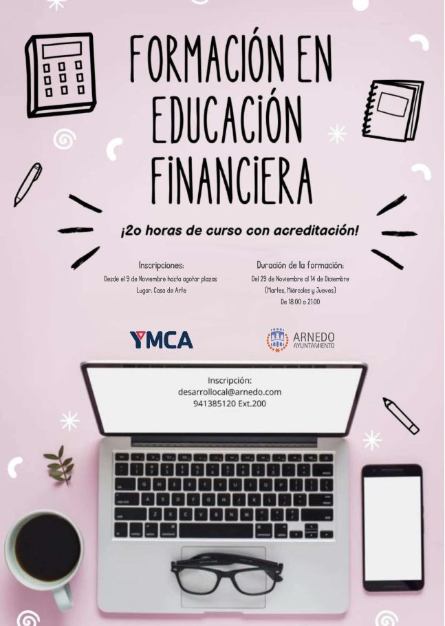 aytoarnedo's tweet photo. 📲La concejalía de empleo pone en marcha formación en educación financiera e inteligencia artificial.

ℹ️https://t.co/i3tFhrYI6a https://t.co/hWLkNepZIS