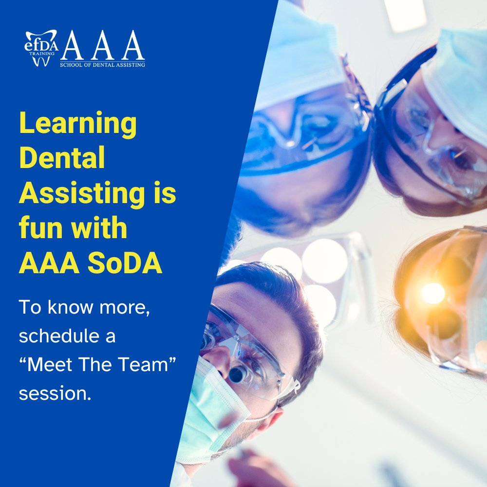 AAASODA_Pompano's tweet photo. AAA SoDA makes learning Dental Assisting fun!

🔗 Visit https://t.co/FDdW9Sk5O9 today and embark on your dental assisting journey with AAA SoDA!

#DentalAssisting #HandsOnTraining #IndustryStandards #BestSchool #CareerOpportunities #AAASoDA #FunLearning https://t.co/1F9bP5UIun