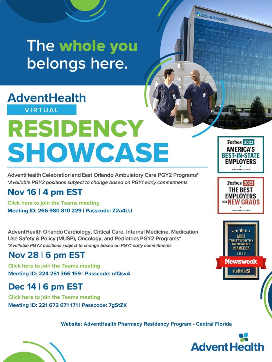 lhersber's tweet photo. Join me to learn more about our IM PGY2 Residency! https://t.co/bbawQ65vPc