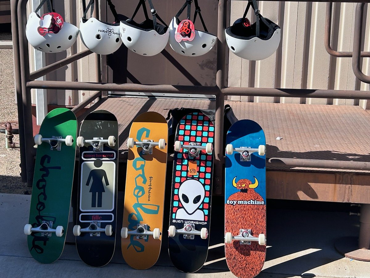 Skate boarding club now in full force! See email for more details.