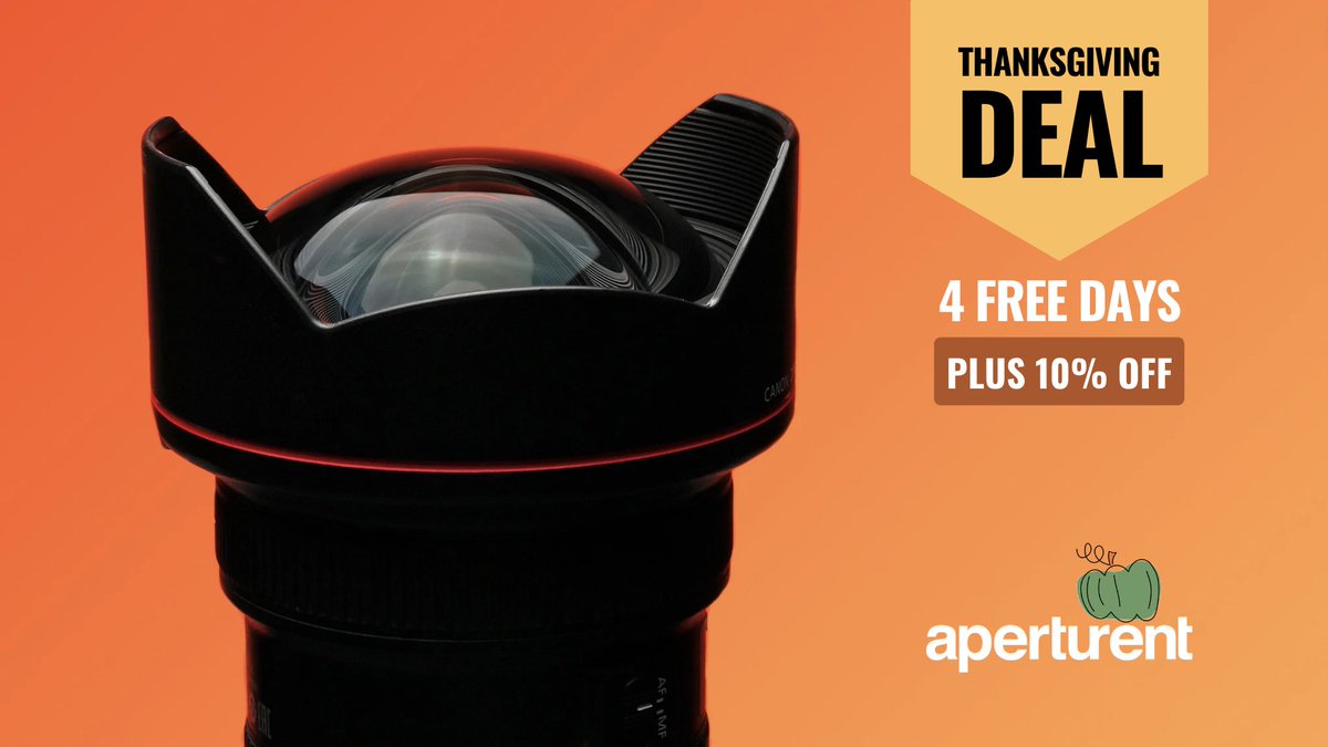 🆓 Get Up To 4 Free Rental Days + 10% Off! 

Our offices will be closed Thu, 11/23 &amp; Fri 11/24 for Thanksgiving. Orders with return days falling on those days will be automatically extended to Mon, 11/27 at no additional charge! apertu.rent/q/35