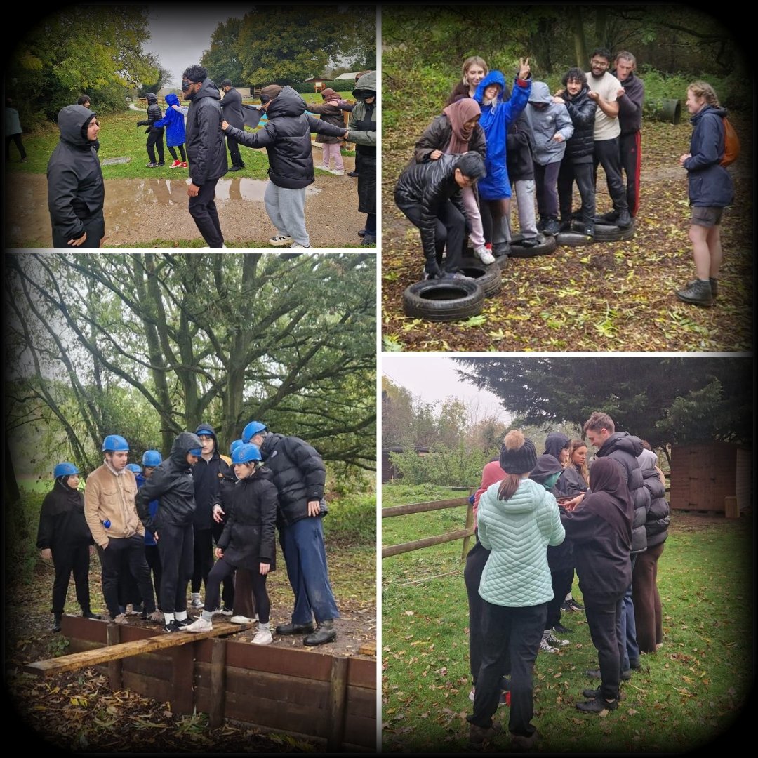 SKLearnPartners's tweet photo. Team Building on a rainy day in November? Yes please said the #SKLP #ITT Student Teachers today, with CDN and team at Lambourne End. #NextGen #Teachers #ukedchat #edutwitter #edtweet https://t.co/mTHkcFc8pL