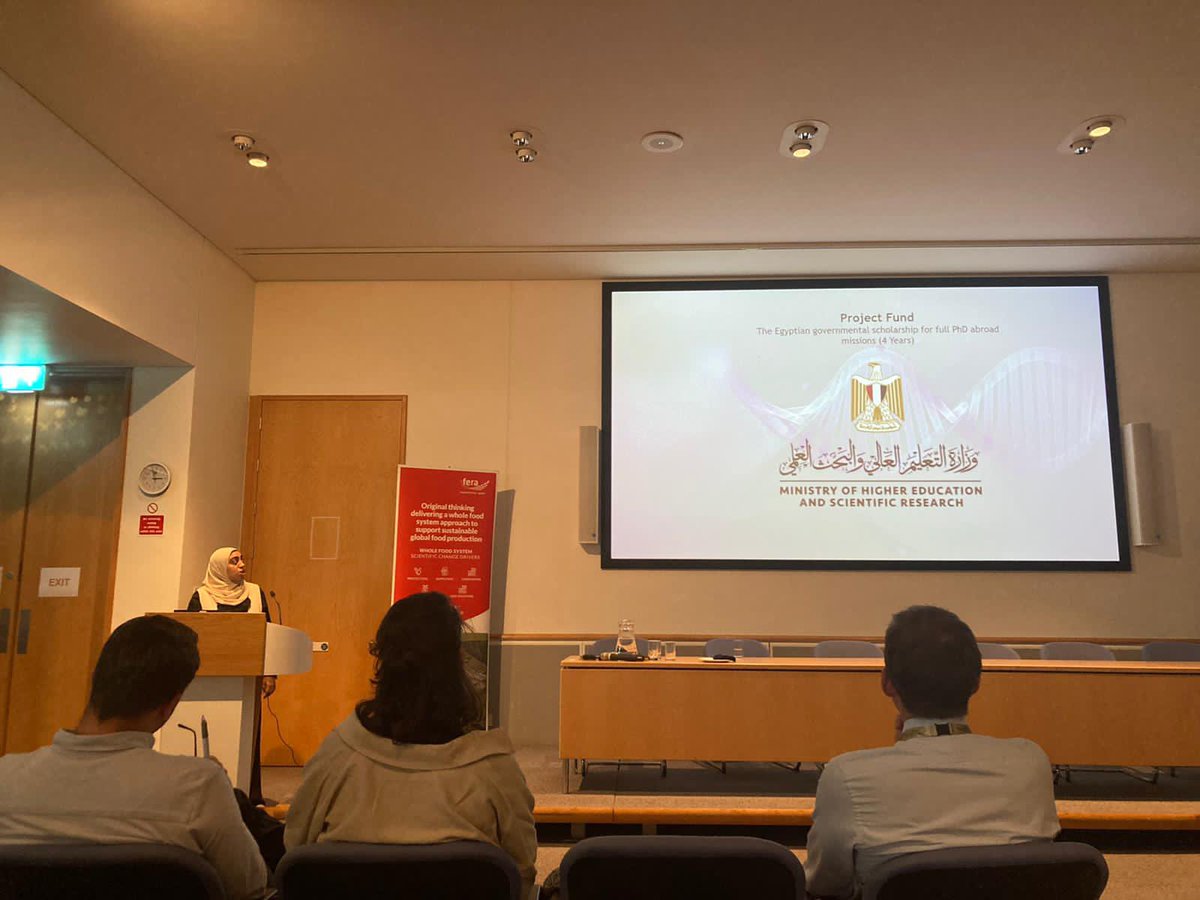 Attending the first day of the <a href="/FeraScience/">Fera</a> symposium, where I had the opportunity to present my project and interact with fellow participants, including the esteemed staff of Newcastle University and Fera in addition to some representatives from the industrial sector.