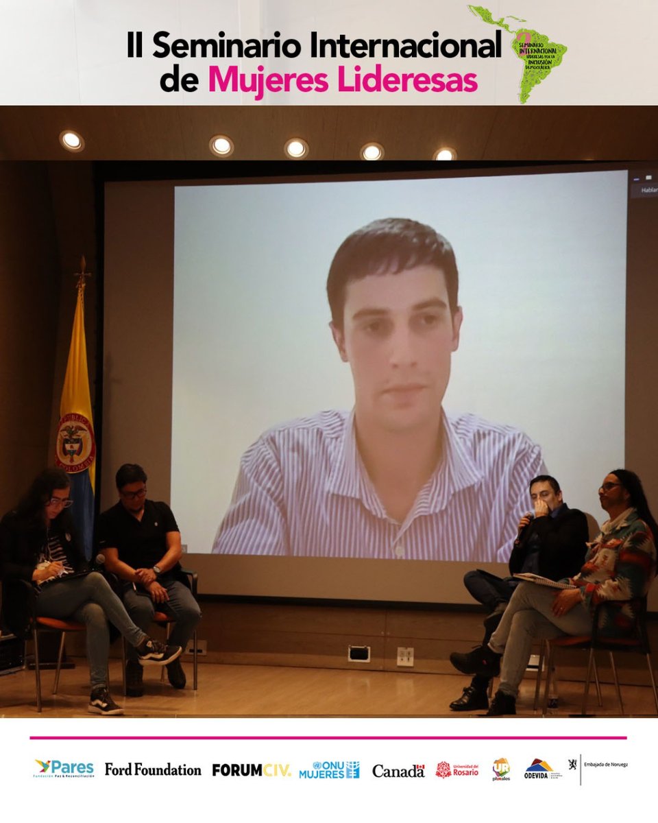 parescolombia's tweet photo. #ParesGénero ♀️ | II Seminario Internacional de Mujeres Lideresas: se llevó a cabo el conversatorio "La marea verde: Estrategias para el acceso al aborto en ALC"; el taller comunitario intercultural; y el conversatorio "Masculinidades positivas, corresponsables y sin violencia." https://t.co/XnLpNY4f4s