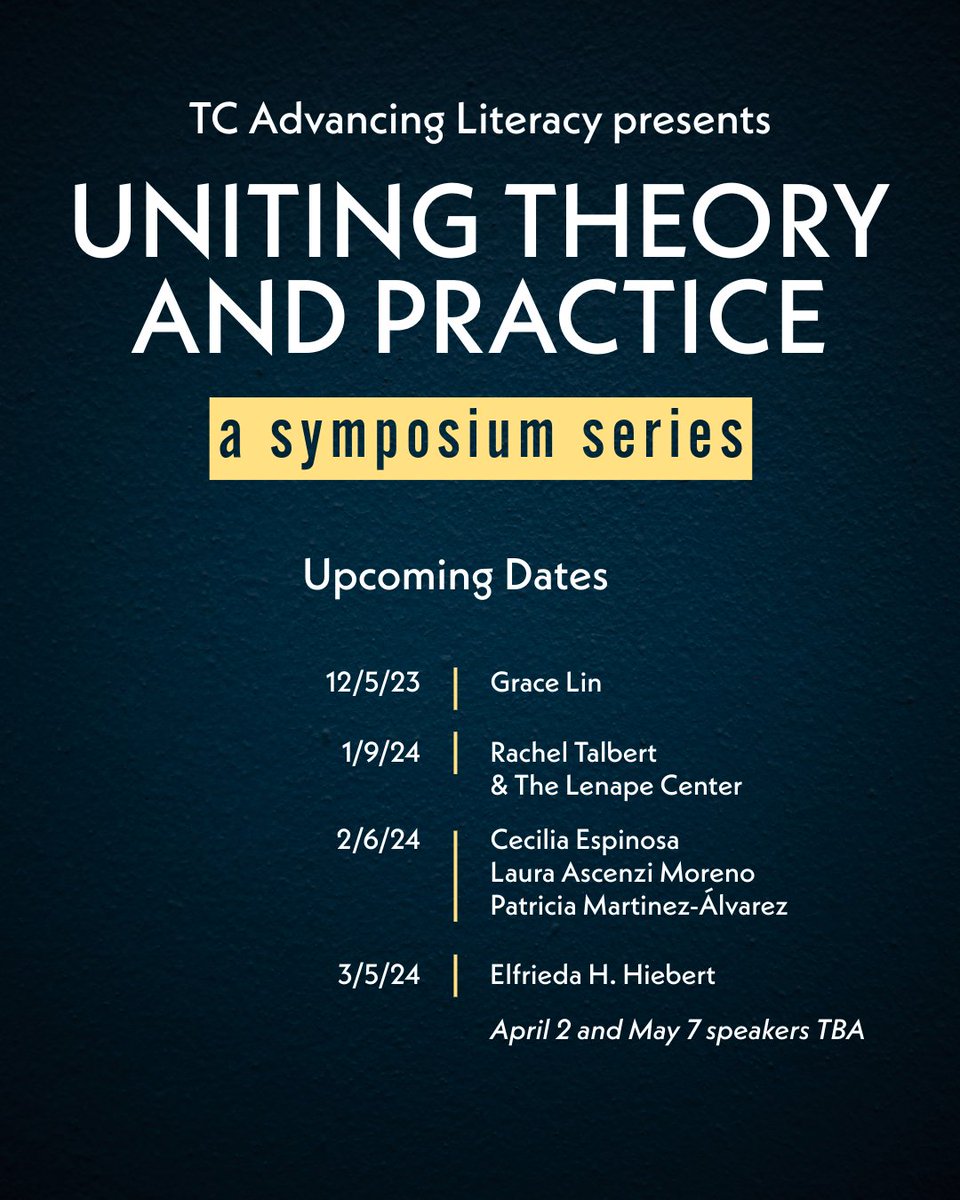 ICYMI, last night we had our second session in our symposium series. Our speakers Ellie Drago-Severson and Maurice Sykes discussed topics of challenges in leadership, human potential, and the courage to lead. Click here to sign up for future sessions: bit.ly/3MBrz0V