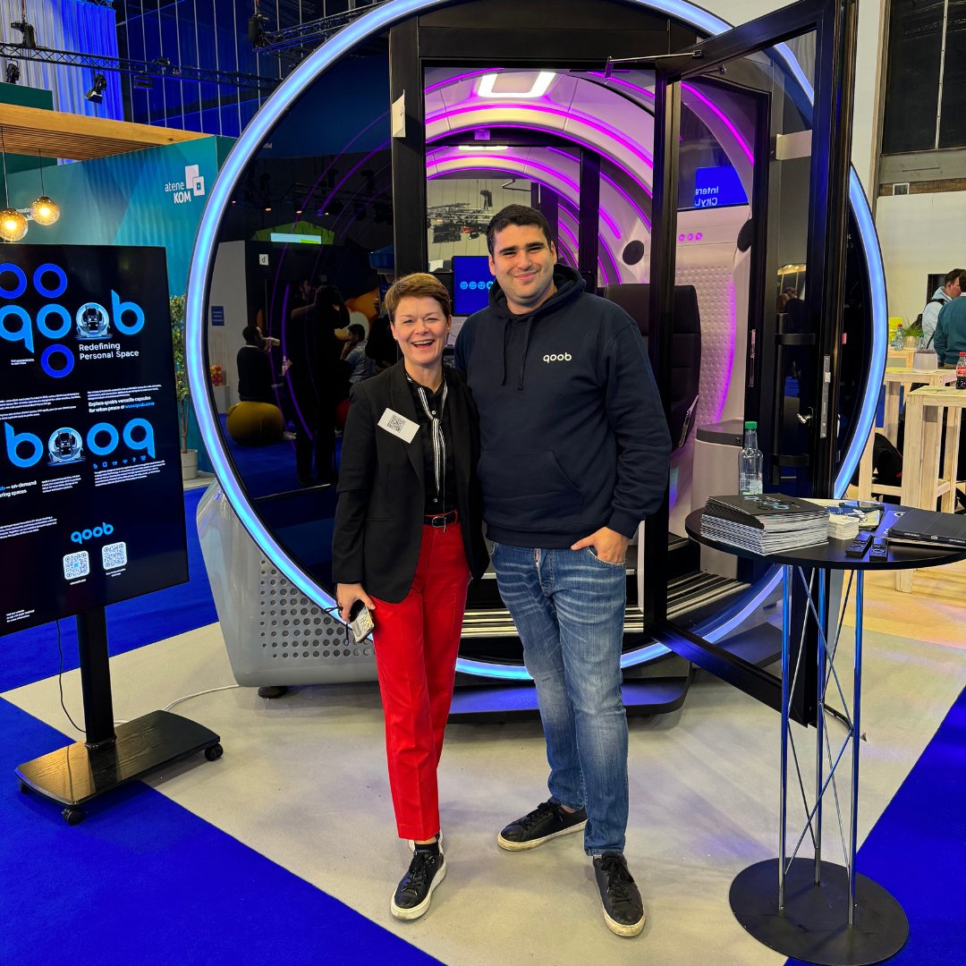 qoob_offical's tweet image. We&apos;re thrilled to announce our participation in the @SmartCountryCon exhibition in #Berlin , happening right now from November 7 to 9!

At qoob, we&apos;re on a mission to create a culture of personal space in public places.