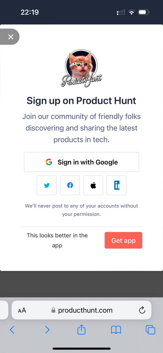 venderbase's tweet image. I really hate these login screens. It’s like a lottery 🤷🏼‍♂️
How the hell am I supposed to remember which one I clicked?
No email/pass option!
#shitui @ProductHunt