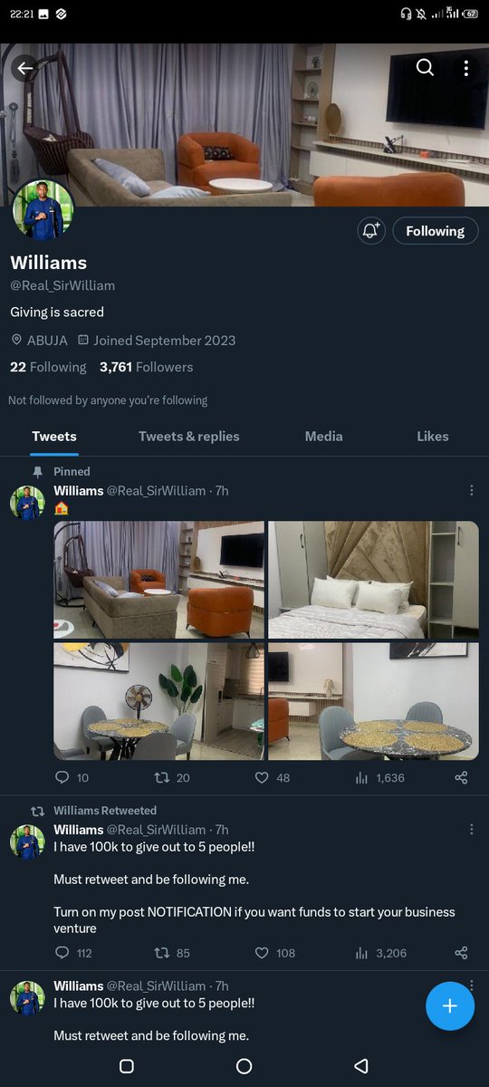 hynoleey's tweet photo. @Sir_Albert4 @Real_SirWilliam Bank Name: PalmPay
Account Name: QUADRI ADEYEMI NOSIRU
Account No. 9159530011
Found your incredible content on https://t.co/l3M4cAUTPy. Your enthusiasm is infectious, looking forward to more. https://t.co/GcL5imdP1p