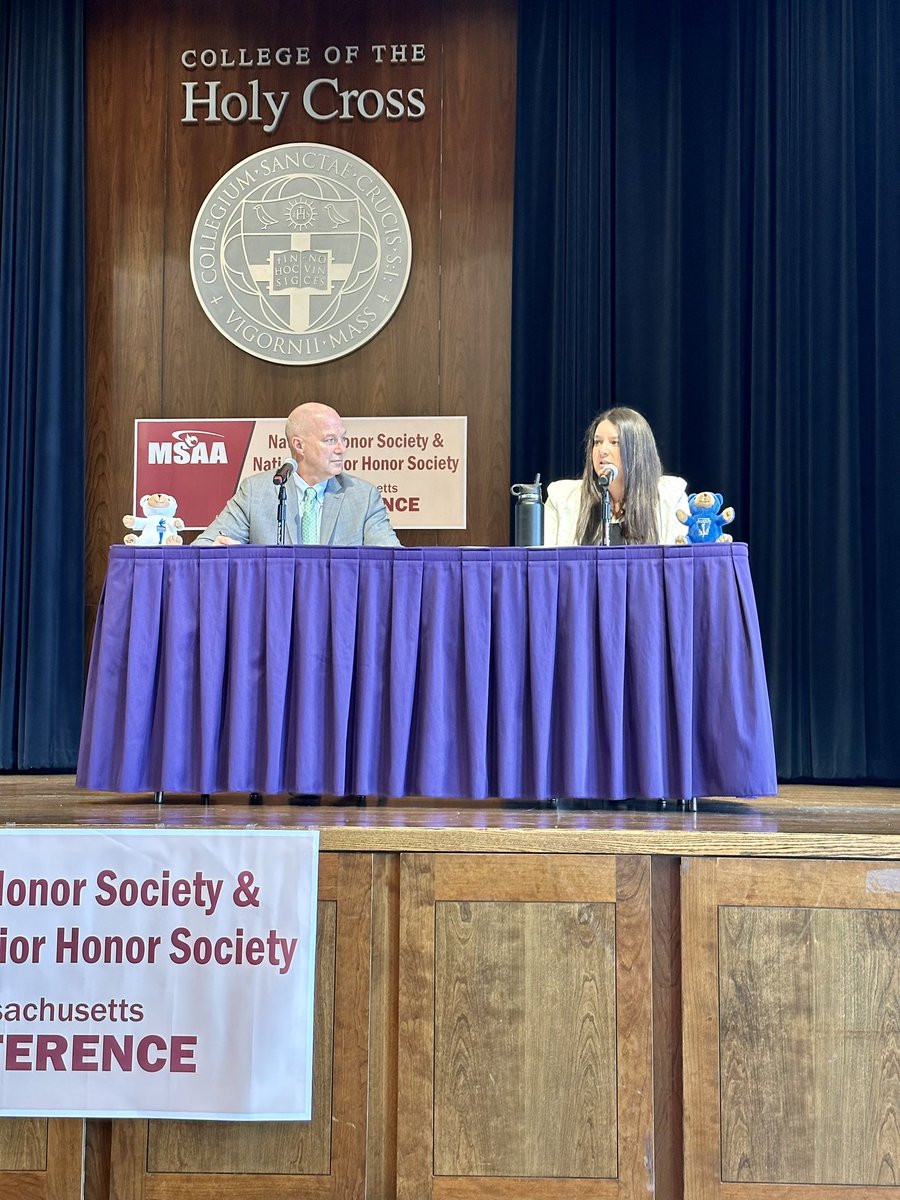 What an incredible honor to be this year’s keynote speaker at the @MSAA_33 National Honor Society conference! Thank you @PrincipalJQuinn and @SDubzinski for the opportunity of a lifetime!