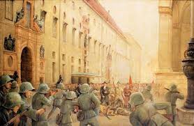 Today our Y10 GCSE History students were learning about the Munich Putsch, careful planning to coincide with the 100th anniversary, or luck…?!  The audience can decide 😆