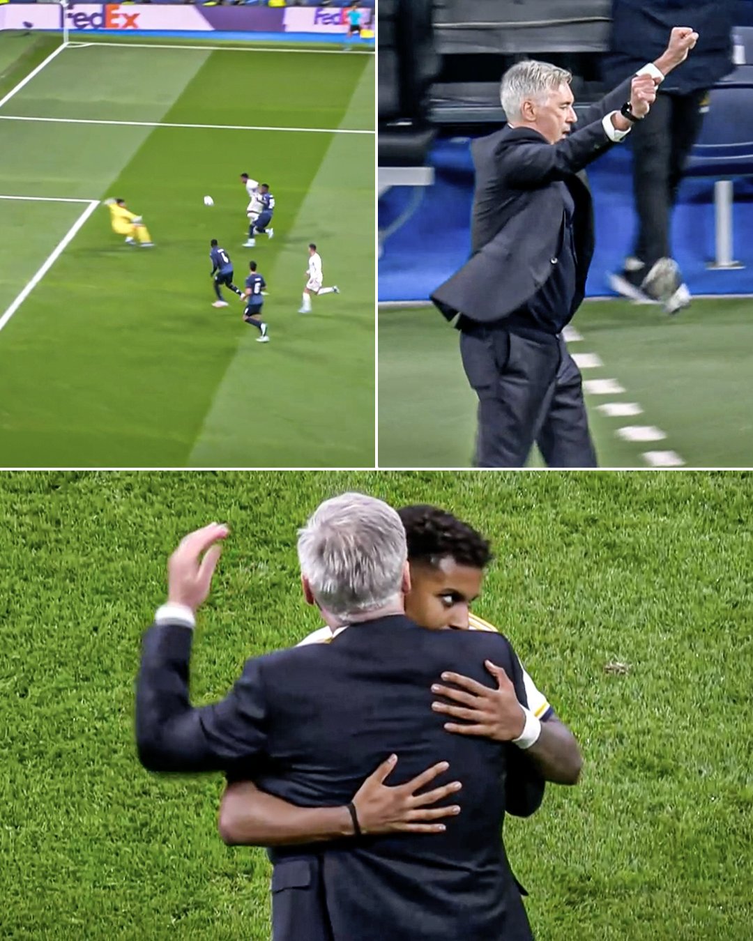 ESPN FC on X: "Rodrygo ran to hug Carlo Ancelotti after scoring for Real Madrid ️ https://t.co/AokJZ4JXRd" / X