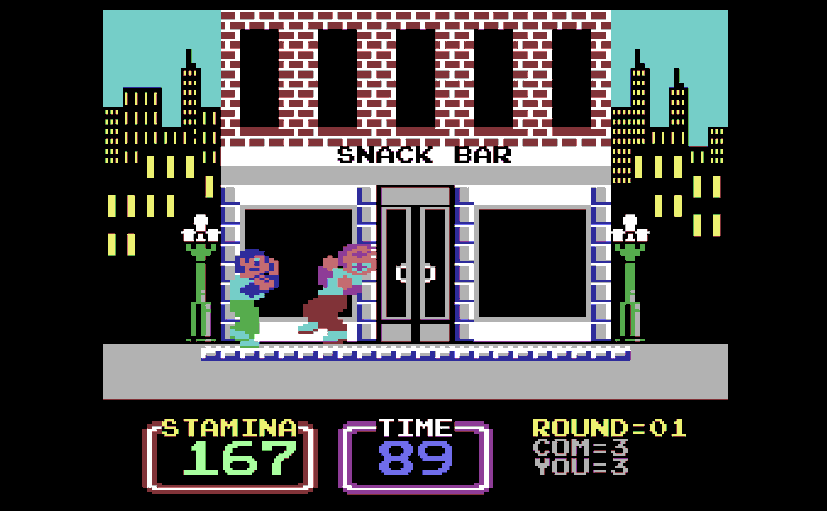 64th_Dimension's tweet photo. Urban Champion (1987)

#C64 #Commodore64 #pixelart #NES #Nintendo https://t.co/koYN2zqwUz
