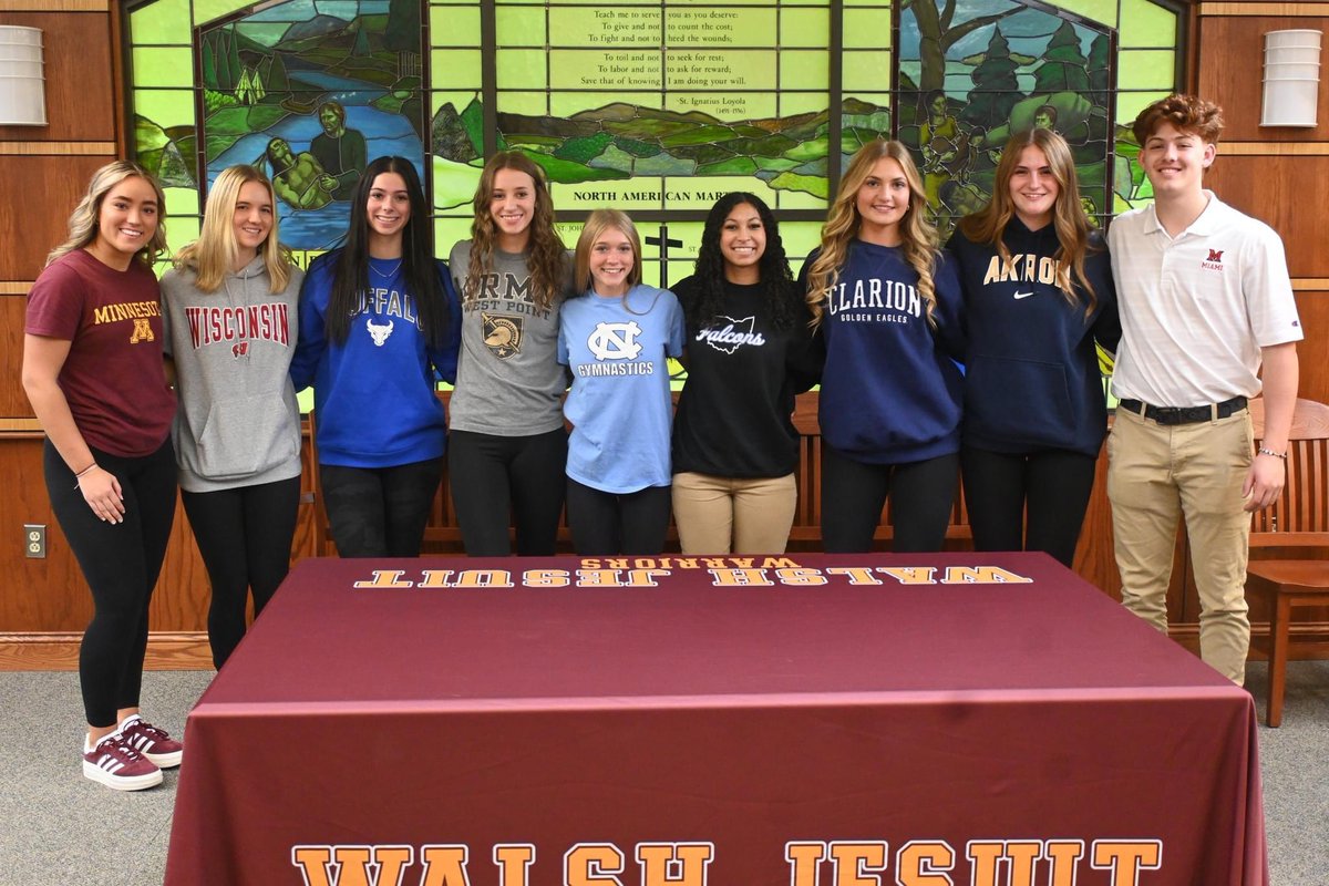 WJ_Warriors's tweet photo. Today is National Signing Day for the early signees as our student-athletes will further their academic &amp; athletic careers at colleges all over! See our gallery of photos &amp; where these young men &amp; women are going on the WJ Facebook page. Congrats to all of these great Warriors! https://t.co/OAxkPNUPdv
