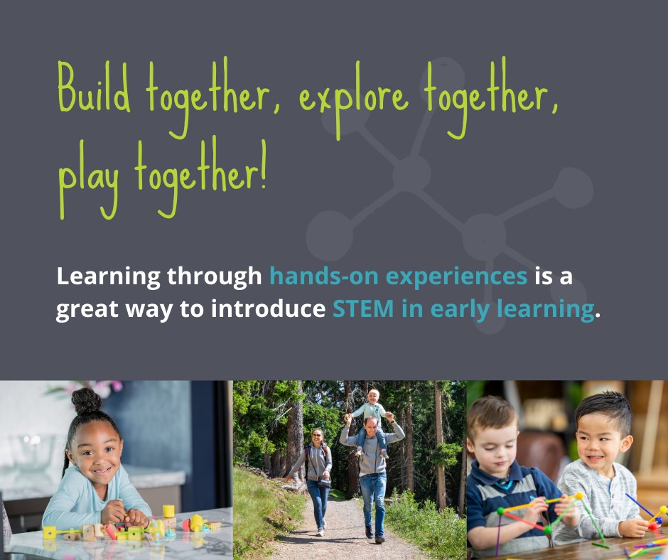 Celebrate STEM Day through hands-on, everyday activities! Take nature walks to spot living and non-living objects, or play with elements like water and earth to begin to introduce STEM ideas through experience. #EarlyLearning #BuildingBabiesBrains #ChildDevelopment