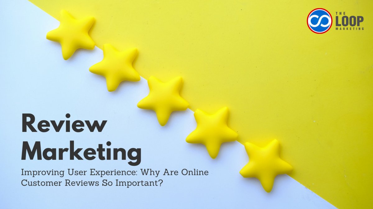 The Loop Marketing (@theloopconnect) on Twitter photo To say that online customer reviews are essential would be an understatement. Check out our blog to learn why reviews are so important and how to use reviews to your advantage. bit.ly/4668lrm To say that online customer reviews are essential would be an understatement. Check out our blog to learn why reviews are so important and how to use reviews to your advantage. bit.ly/4668lrm