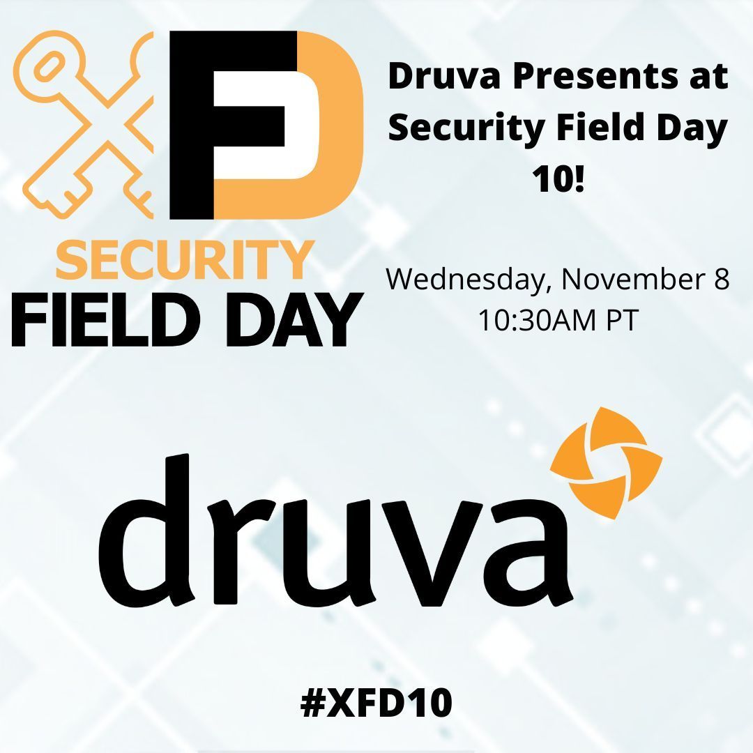 TechFieldDay's tweet photo. Live now, it's @DruvaInc presenting at Security Field Day 10! #XFD10
https://t.co/VHAXHMPx3v https://t.co/NfXhzCD9ql