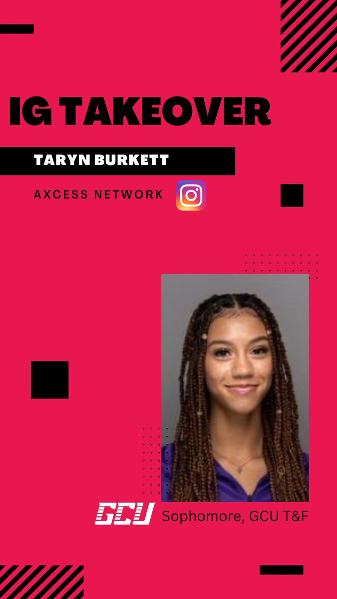 axcessnetwork's tweet photo. Tune in tomorrow as Taryn Burkett takes over the @axcessnetwork IG story!
#axcess #content #takeover #instagram #athlete #trackandfield #sports #athletics #network https://t.co/IGKnKgoQgW