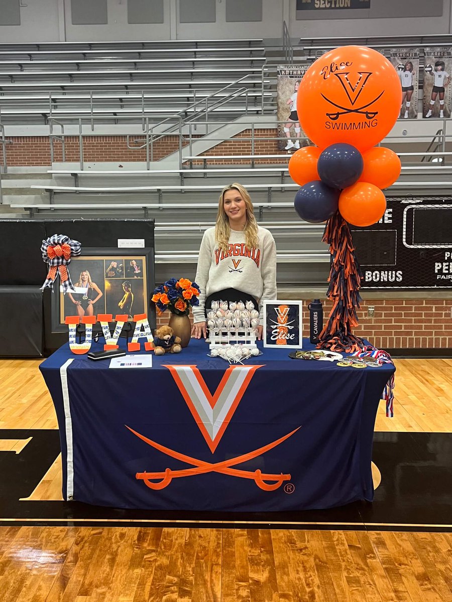 mhstigerswim's tweet photo. Today, Mansfield High Senior Elise Clift signed her National letter of Intent to swim at The University of Virginia. Congratulations Elise! @UVASwimDive @MHSAmbush @principaldowd https://t.co/MqTTZ2Yndu