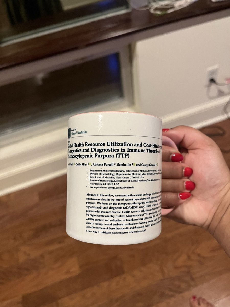 AyeshaButtMD's tweet photo. Sweetest gift from the kindest,most brilliant mentor @GeorgeGoshuaMD! Made my day๐ Forever proud to be a part of #goshualab
So fortunate to have met @GeorgeGoshuaMD in a sickle cell clinic all those years ago-a chance encounter shaped my career in ways I couldn't have imagined https://t.co/bCyImCz53k