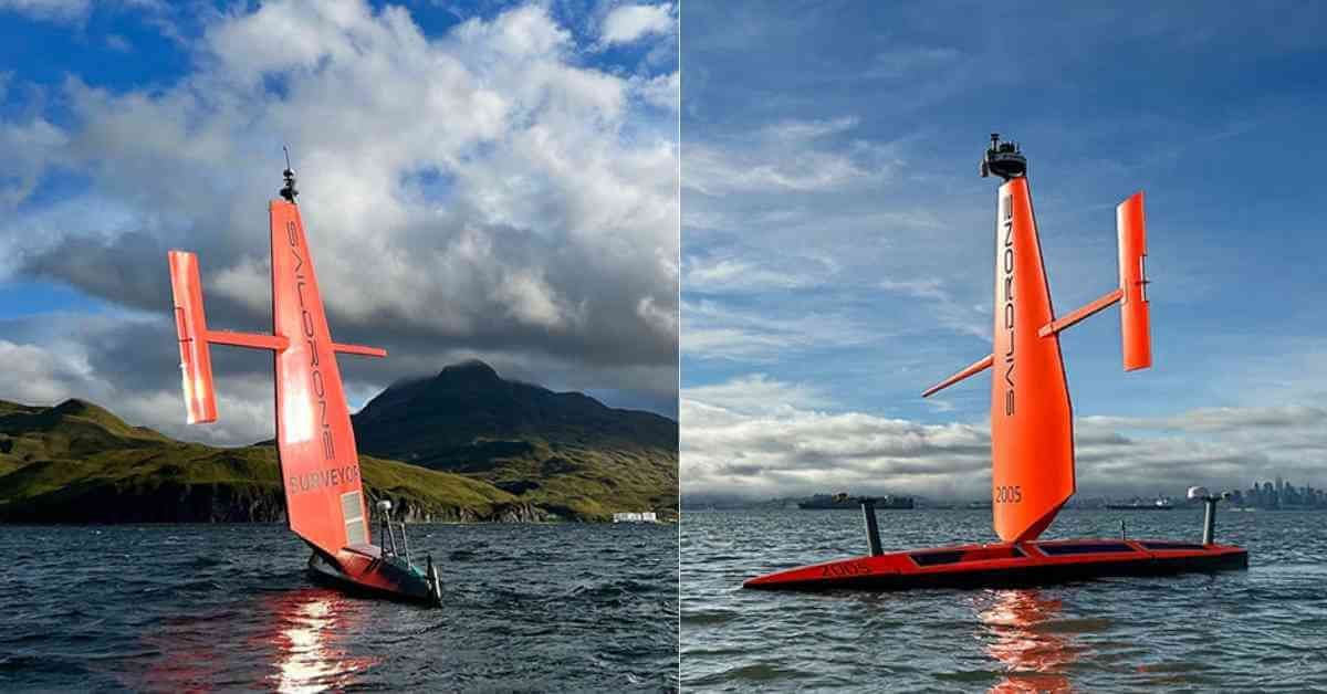 MarineInsight's tweet photo. Saildrone has reached a critical milestone by acquiring the American Bureau of Shipping’s (ABS) first-ever categorisation for an independent and uncrewed surface vehicle (USV).
Check Out this article 👉 https://t.co/ZAUTrjdHop
#Saildrone #AutonomousSurfaceVehicle #Shipping https://t.co/ZMBZ1dRF33