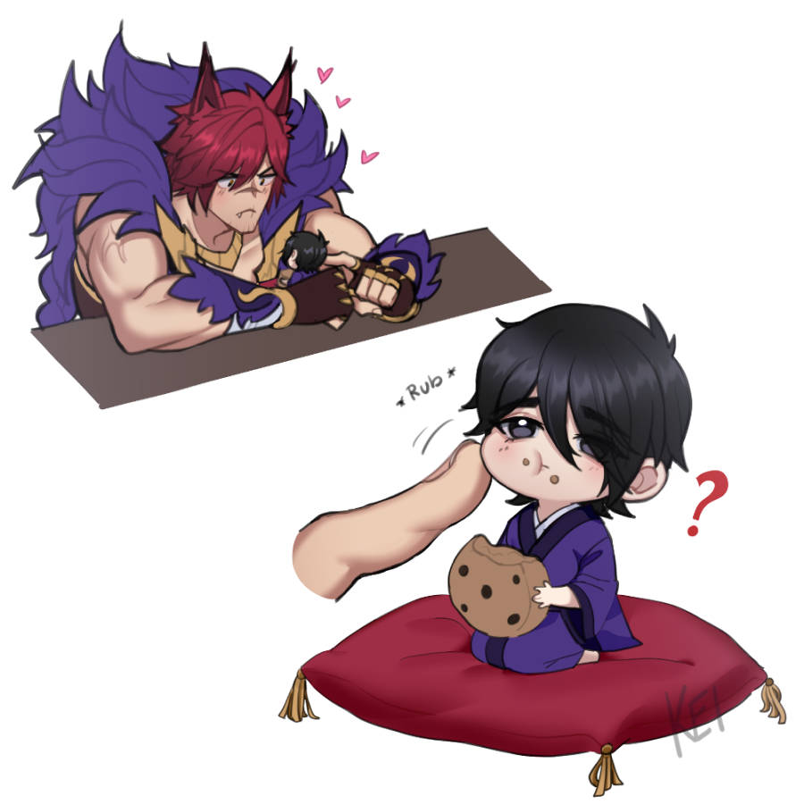 *After reading Chibi Soulmate AU comic*
#Settphel #LeagueOfLegendsFanArt