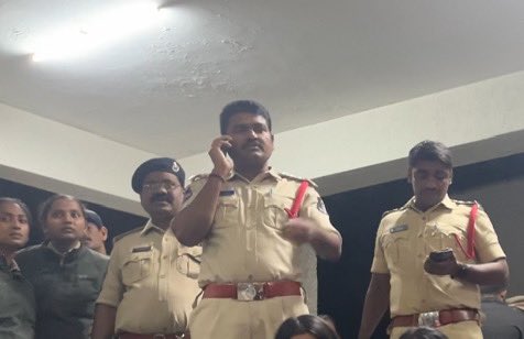 studentbodyeflu's tweet photo. At a meeting where the proctor and the students were merely having a discussion, we had to endure the presence of a bus load of police personnel and campus guards, some of them shamelessly recording the students. Is this what the uni calls trust?
#EFLUHungerStrike #EFLU https://t.co/ARl2rOVyhx